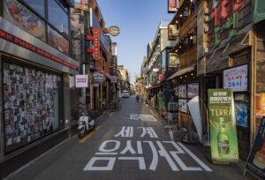韓国の街並み